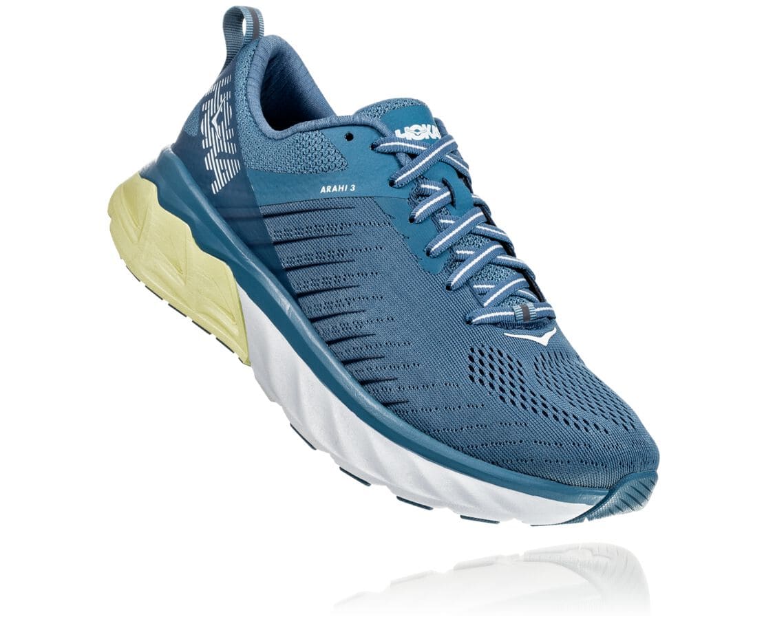 Hoka One One Arahi 3 Philippines - Ladies Wide Running Shoes - Blue | EN3570982